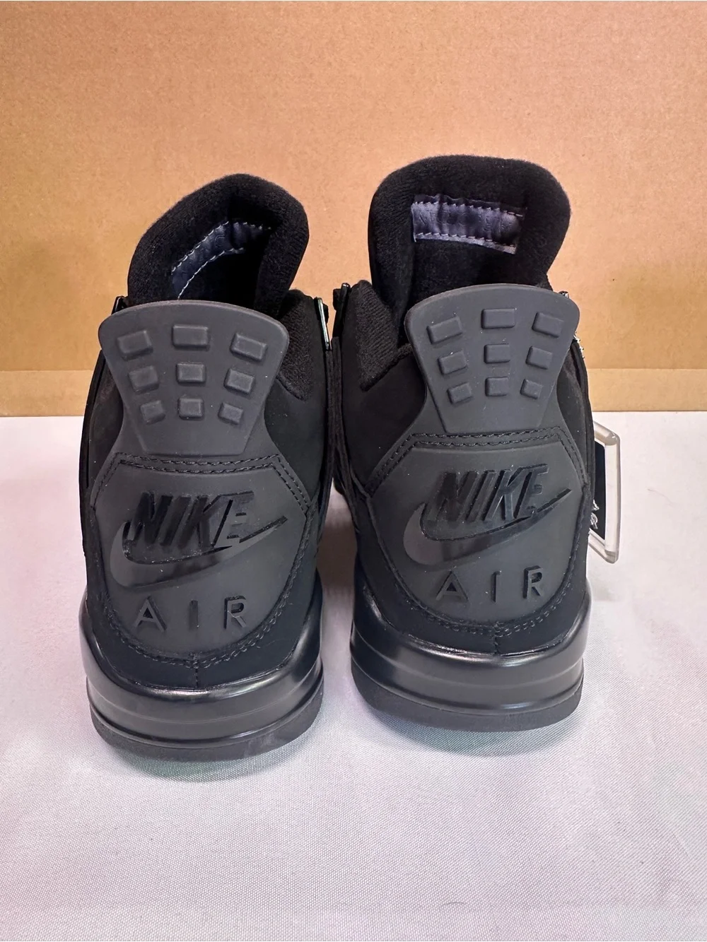 Jordan Black Black Cat Retro Sneakers - size 9.5 - Picture 2 of 3